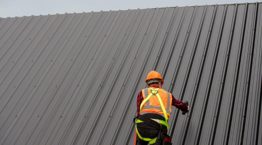 Professional metal roof installation services in West Fork, AR